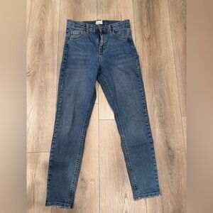 Topshop Blue Skinny Jeans